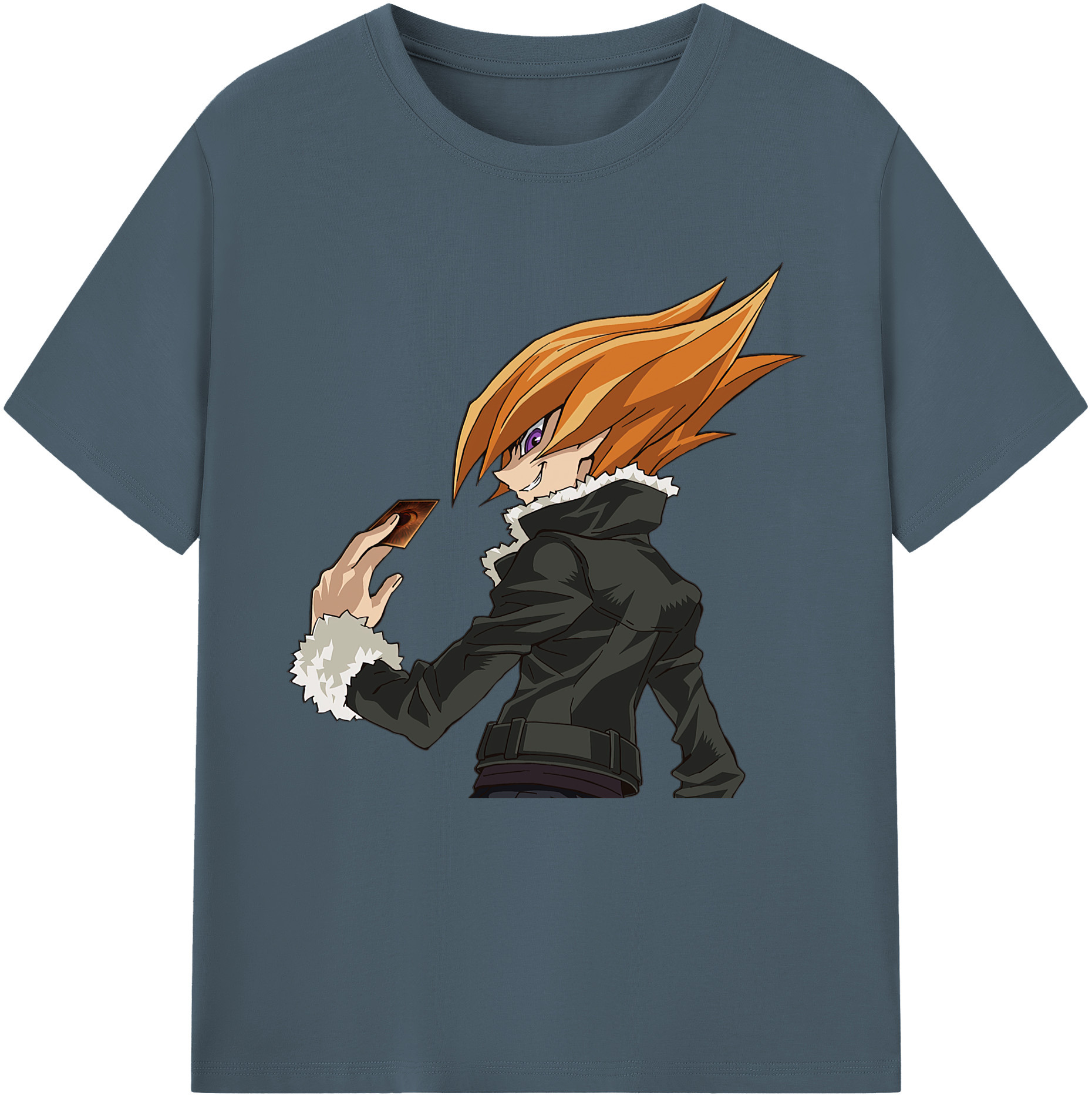 （画像用） 遊☆戯☆王 Yu-Gi-Oh! 綿100％半袖Tシャツ（フロントプリント）